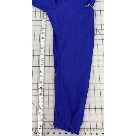Adidas Running Jacket Pockets Thumb Holes Women’s Blue 2XL Light Weight I5 - Picture 10 of 13